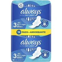 Absorbante Ultra Night, 12 bucati, Always