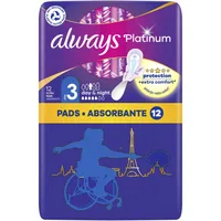Absorbante Platinum Ultra Night, 6 bucati, Always