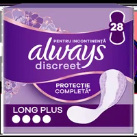 Absorbante pentru incontinenta urinara Discreet Long, 10 bucati, Always
