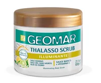 Scrub iluminator cu pudra de lamaie, 600g, Geomar