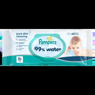 Servetele umede 99% apa cu lotiune usoara, 900 bucati, Pampers