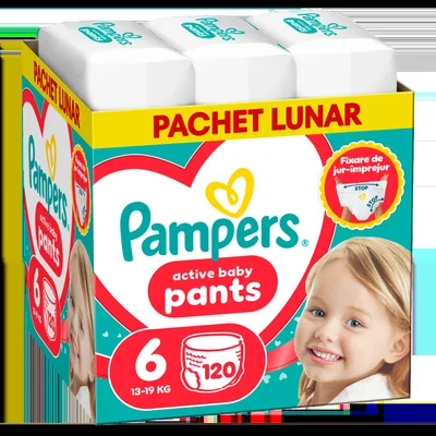 Scutece-chilotel Pants XXL Box Marimea 4 pentru 9-15 kg, 156 bucati, Pampers