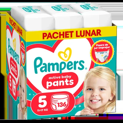 Scutece-chilotel Pants XXL Box Marimea 3 pentru 6-11 kg, 180 bucati, Pampers