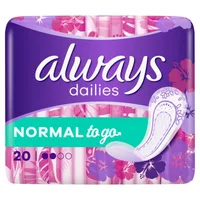 Absorbante Dailies Normal To Go, 20 bucati, Always