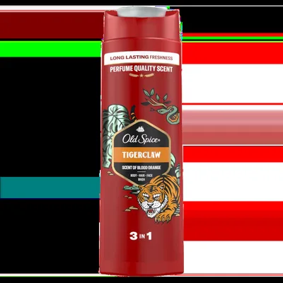 Gel de dus si sampon pentru barbati Tiger Claw, 400ml, Old Spice