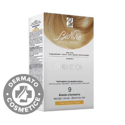 Vopsea pentru par Nr. 9 Very Light Blonde Shine On, 1 bucata, Bionike