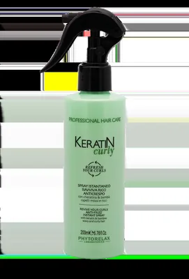 Spray instant pentru par cret si ondulat anti-frizz cu keratina, 150ml, Phytorelax