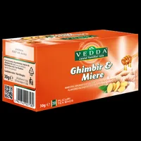 Ceai de ghimbir si miere, 20 plicuri, Vedda