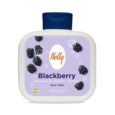 Gel de dus cu aroma de mure, 750ml, Nelly