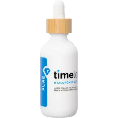 Ser de fata hidratant Hyaluronic Acid 100% Pure, 30ml, Timeless Skin Care
