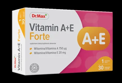 Dr. Max Vitamina A+E Forte, 30 capsule moi