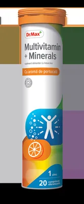 Dr. Max Multivitamine si minerale, 20 comprimate efervescente