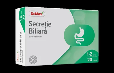 Dr. Max Secretie biliara, 20 capsule