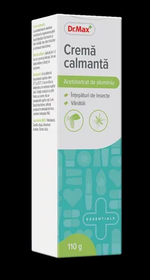 Dr. Max Crema calmanta cu acetotartrat de aluminiu, 110g