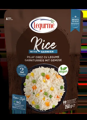 Pilaf orez cu legume, 250g, Legurme