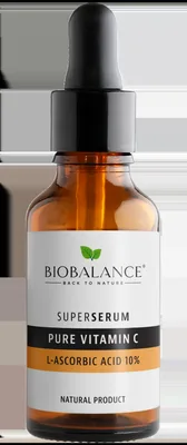 Ser de fata Pure Vitamin C Acid L-Ascorbic 10% Super Serum, 30ml, Bio Balance