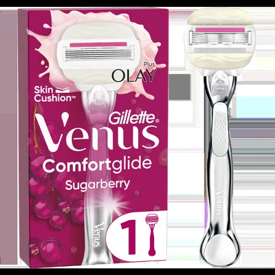 Aparat de ras pentru femei Venus ComfortGlide Sugarberry, 1 bucata, Gillette