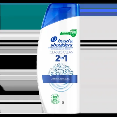 Sampon pentru par normal anti-matreata Classic Clean 2 in 1, 625ml, Head&Shoulders