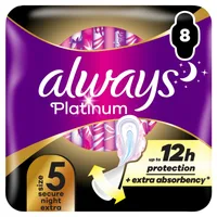 Absorbante Platinum Secure Night, 10 bucati, Always