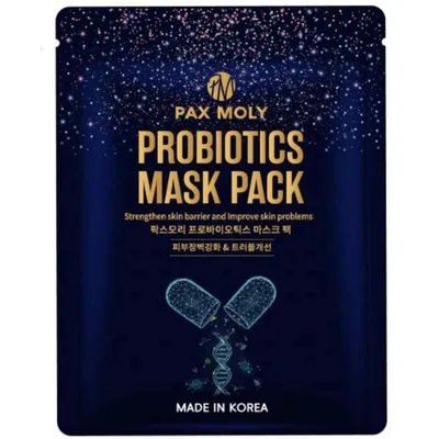 Masca tip servetel cu probiotice, 25ml, Pax Moly