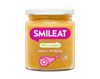 Piure de legume cu ulei de masline si curcan Bio +6 luni, 230g, Smileat