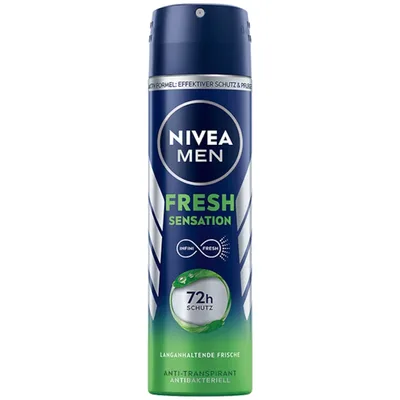Deodorant spray pentru barbati Fresh Sensation, 150ml, Nivea