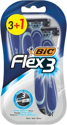 Pachet Aparat de ras Flex 3, 3 bucati, BIC