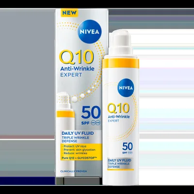 Fluid de zi Anti-Wrinkle Expert Q10 cu protectie UV, 40ml, Nivea