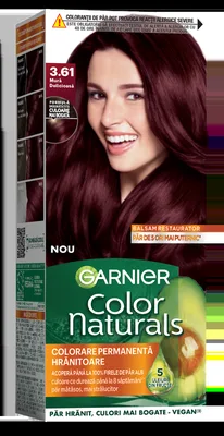 Vopsea de par permanenta Color Naturals 3.61 Mura Delicioasa, 112ml, Garnier