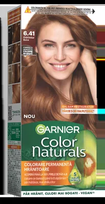 Vopsea de par permanenta Color Naturals 6.41 Chihlimbar Dulce, 112ml, Garnier