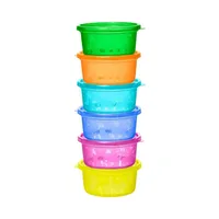 Set 6 boluri cu capac pentru alimente 0 luni+, Nip
