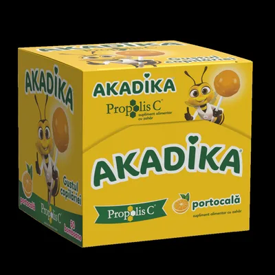 Akadika Propolis C portocala, 10 acadele, Fiterman