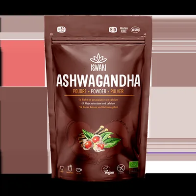 Pulbere bio de ashwagandha, 150g, Iswari
