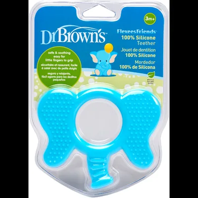 Jucarie de dentitie in forma de elefant, 1 bucata, Dr. Brown's
