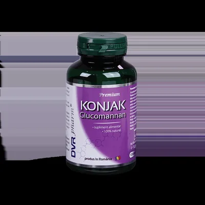 Konjak Glucomannan, 120 capsule, DVR Pharm