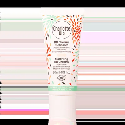 BB Cream bio matifiant pentru piele normala si mixta Light, 30ml, Charlotte Bio