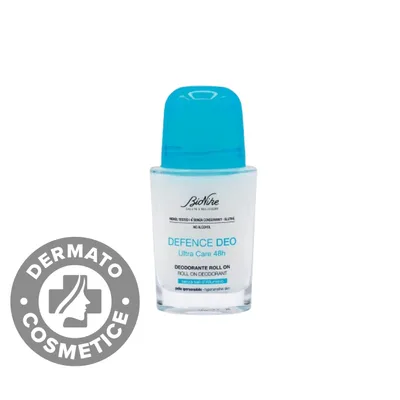 Deodorant fara sare de aluminiu Defence Deo Ultra Care 48h, 100ml, Bionike
