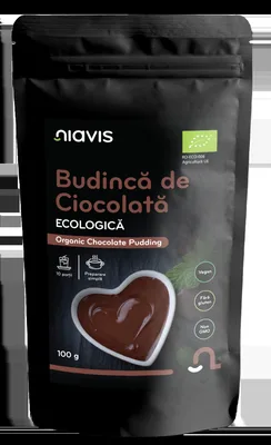 Budinca de ciocolata fara gluten, 100g, Niavis