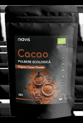 Cacao pulbere raw ecologica, 250g, Niavis
