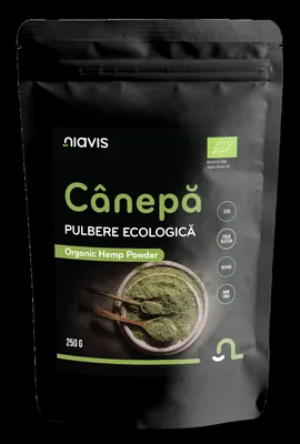 Canepa Pulbere ecologica, 250g, Niavis