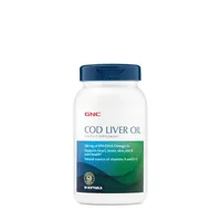 Ulei triplu din ficat de cod, 90 capsule, GNC