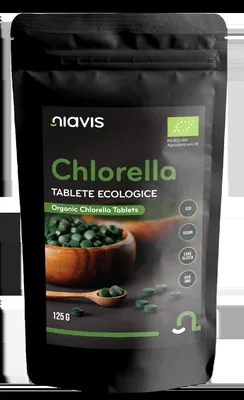 Chlorella Tablete ecologice, 125g, Niavis