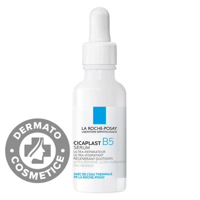 Ser ultra-reparator cu 10% pantenol Cicaplast B5, 30ml, La Roche-Posay