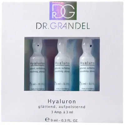 Set fiole cu acid hialuronic Hyaluron, 3x3ml, Dr.Grandel