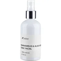 Tonic facial cu apa de Hammamelis si Aloe Vera, 118ml, Sabio