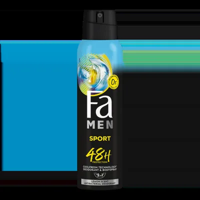 Deodorant spray Men Sport 48h, 150ml, Fa