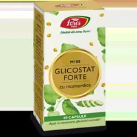 Glicostat Forte cu Momordica M108, 60 capsule, Fares