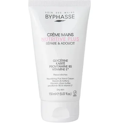 Crema pentru maini hranitoare Nutritive Plus, 150ml, Byphasse