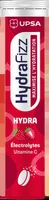 Electroliti cu aroma de capsuni Hydra, 16 comprimate efervescente, Upsa