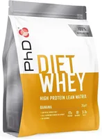 Pudra proteica cu aroma de banane Diet Whey, 1kg, PhD